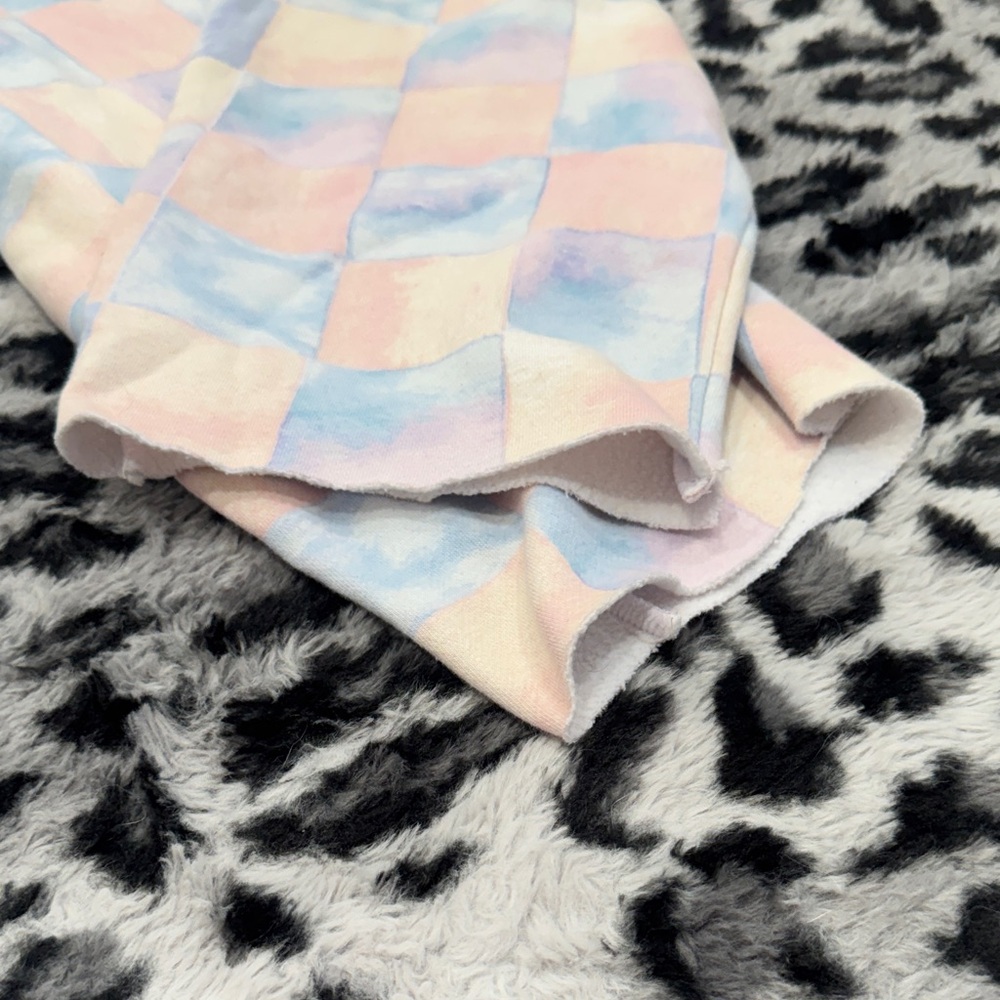 Wild Fable Pastel Checkered Pajama Bottoms - Pink & Blue - Picture 4 of 5